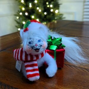 Annalee 2014 Gift Giving Kitty 4" Figure 750114